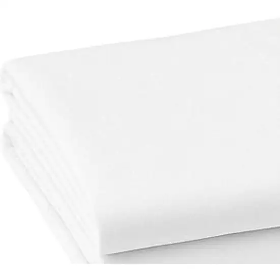 Set of Two White Cotton Queen Pillowcases Photo 3