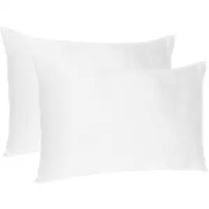 Photo of White Dreamy Set Of 2 Silky Satin Standard Pillowcases