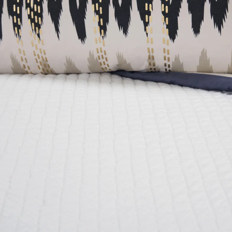 King 100% Cotton 300 Thread Count Washable Down Alternative Comforter Photo 3