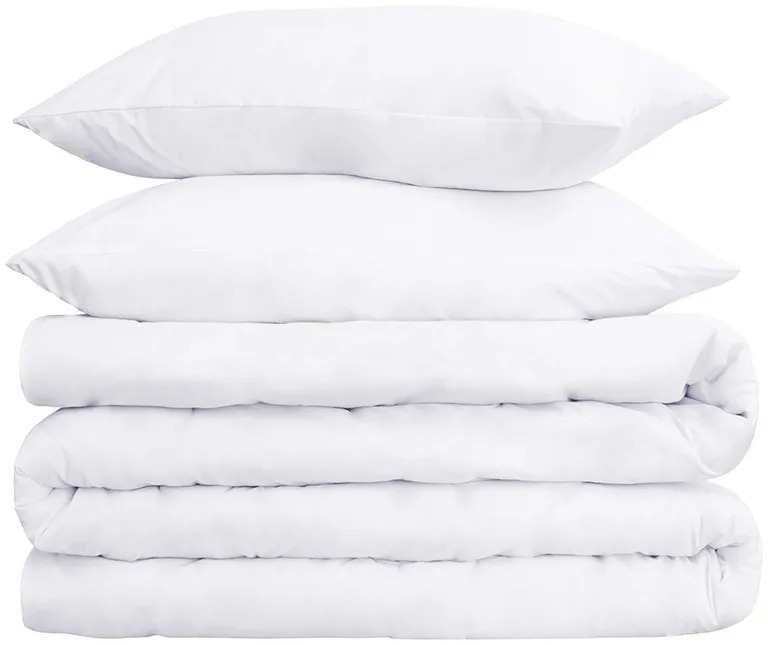 White King Cotton Washable Duvet Cover Set With Two Shams Photo 3