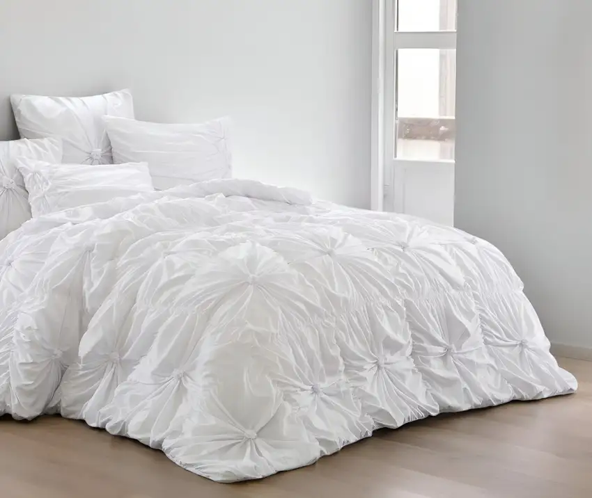 White King Polyester 180 Thread Count Washable Down Comforter Set Photo 2