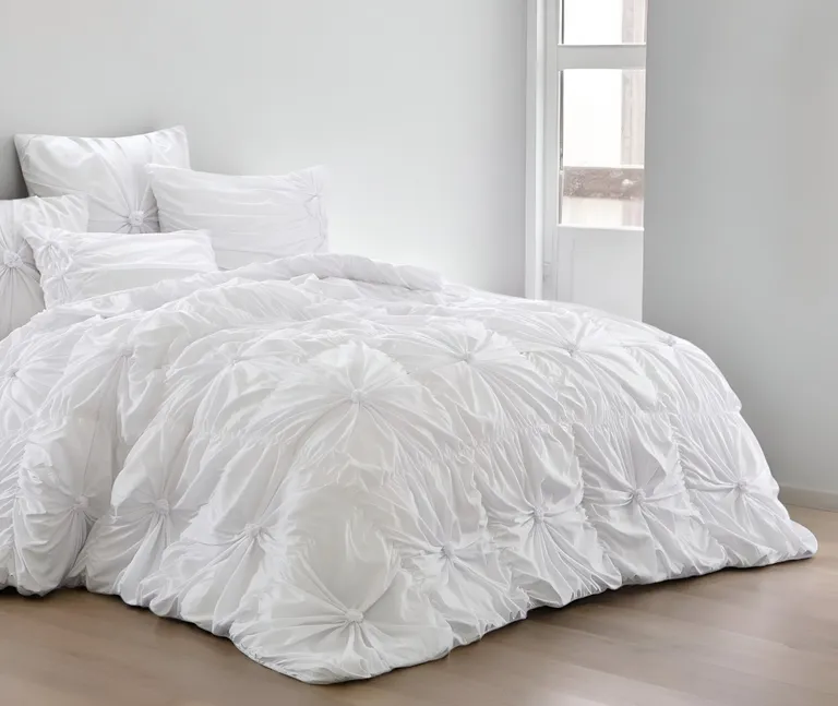 White King PolYester 180 Thread Count Washable Down Comforter Set Photo 5