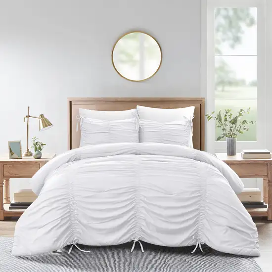 White King Polyester 180 Thread Count Washable Down Comforter Set Photo 5