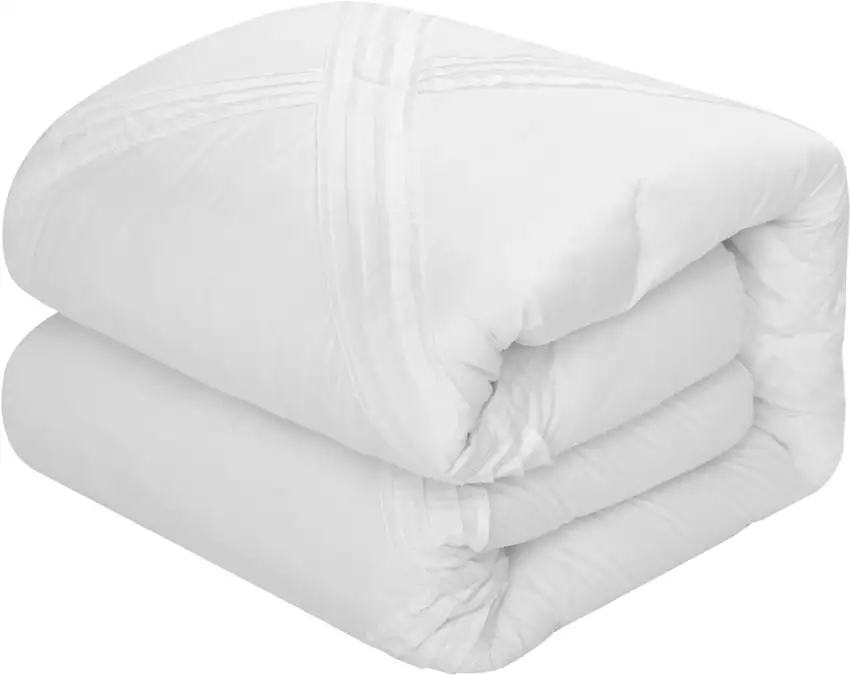 White King Polyester 140 Thread Count Washable Down Comforter Set Photo 6