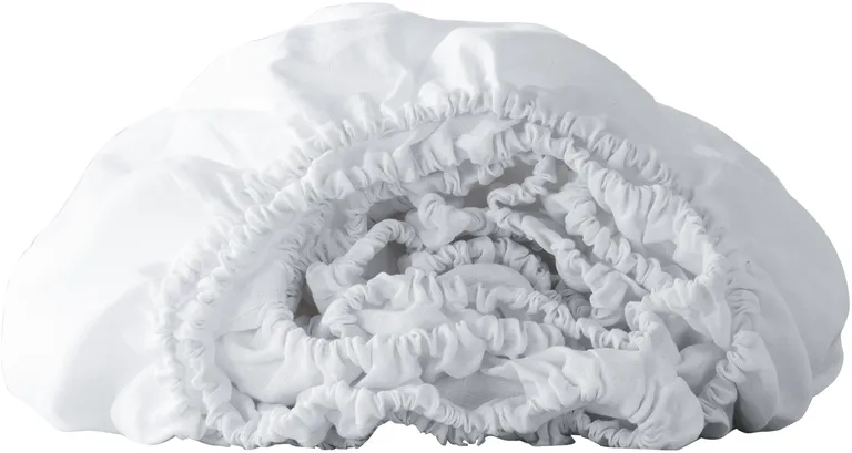 White Linen Full Double Fitted sheet Photo 1