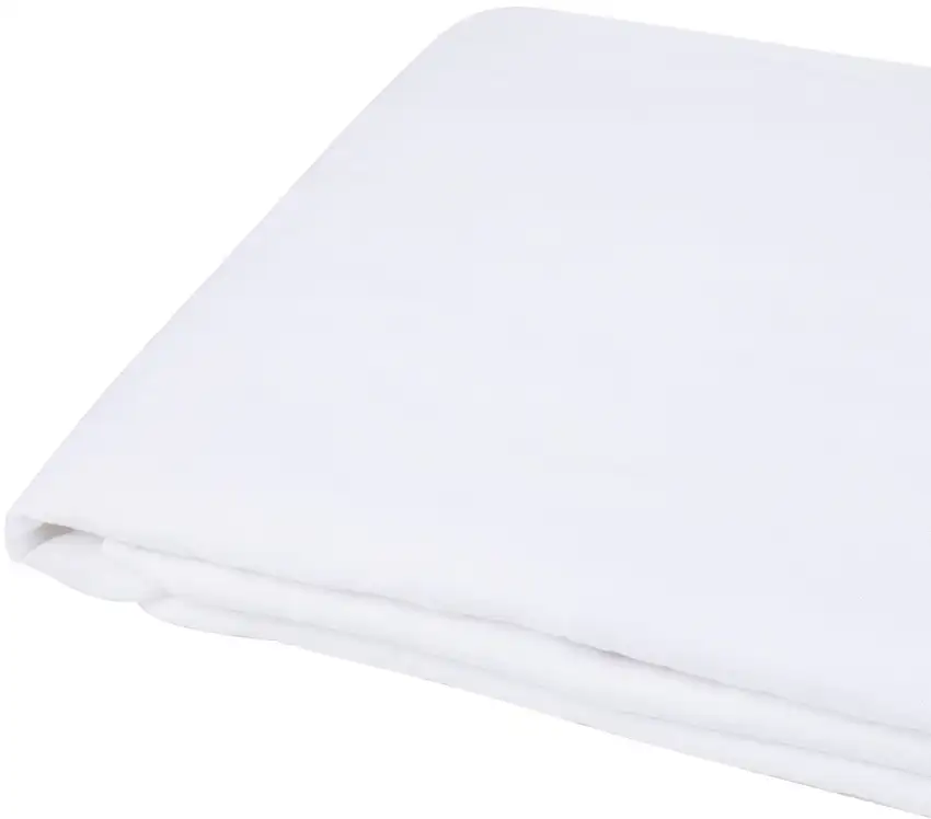 White Linen Full Double Flat Sheet Photo 4