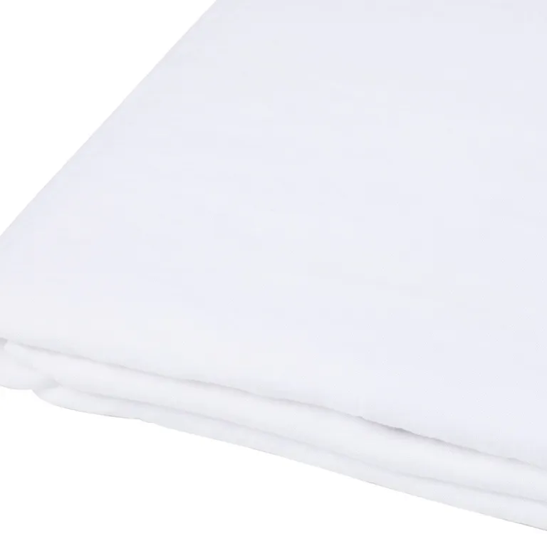 White Linen King Flat Sheet Photo 4