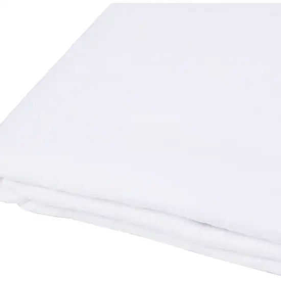 White Linen King Flat Sheet Photo 4
