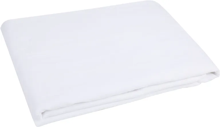 White Linen King Flat Sheet Photo 3