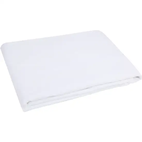 White Linen Twin Flat Sheet Photo 3