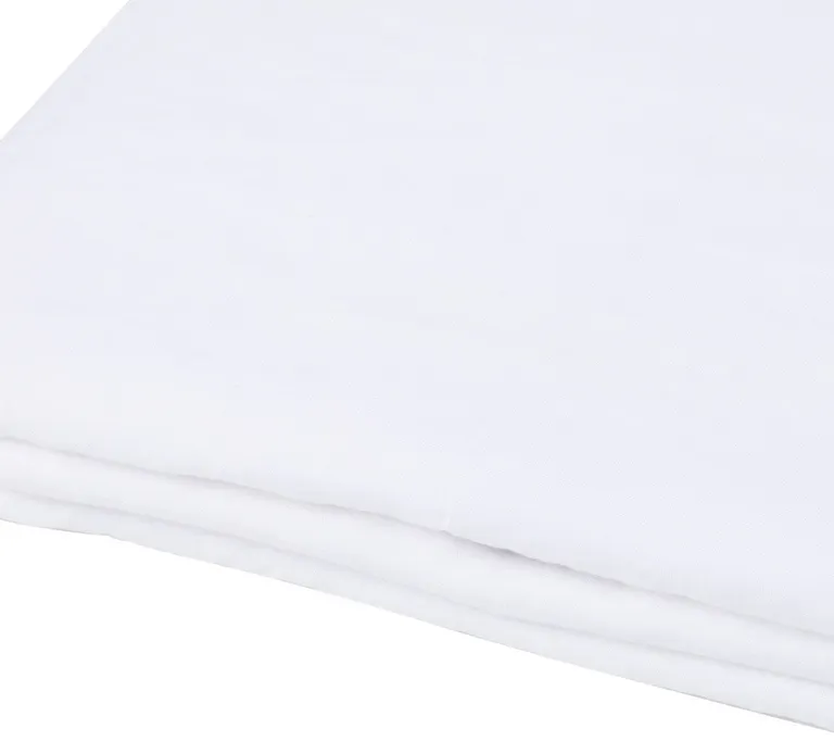 White Linen Twin Flat Sheet Photo 4