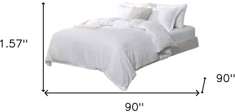 Microfiber 1400 Thread Count Machine Washable Duvet Cover Set Photo 4