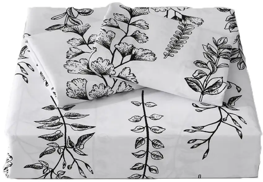 White  Microfiber 1400 Thread Count Machine Washable Duvet Cover Set Photo 2