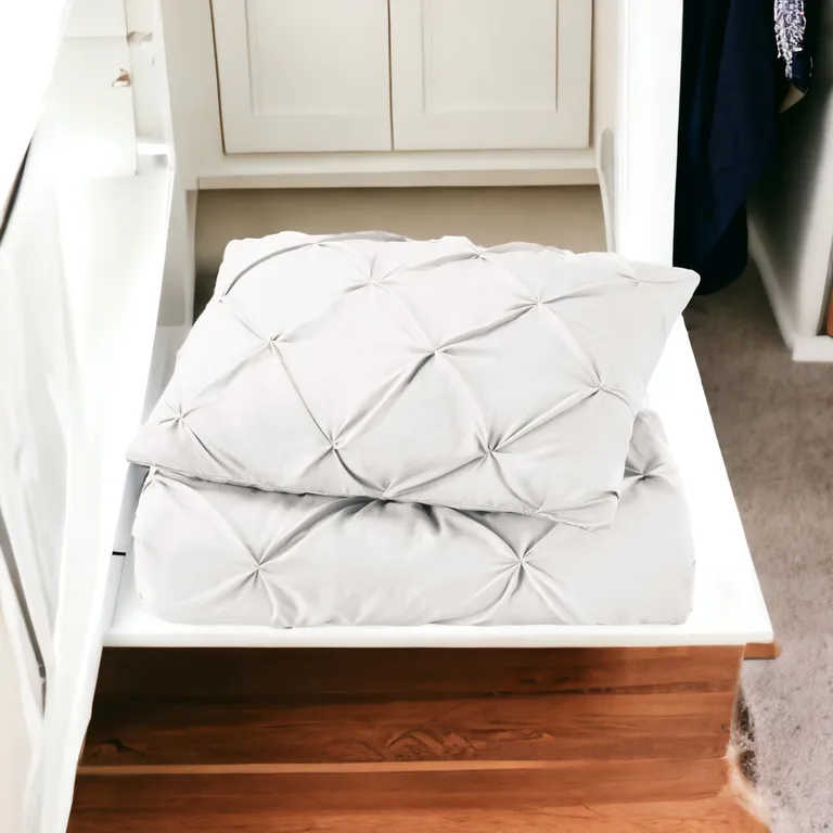 White  Microfiber Washable Microfiber Down Alternative Comforter Photo 2