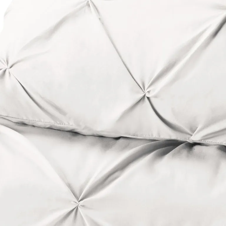 White  Microfiber Washable Microfiber Down Alternative Comforter Photo 5