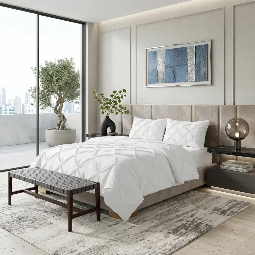 White King Microfiber Washable Microfiber Down Alternative Comforter Photo 1