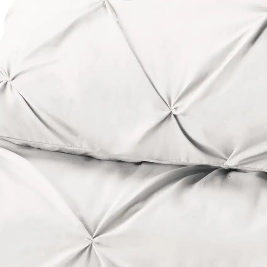 White  Microfiber Washable Microfiber Down Alternative Comforter Photo 4