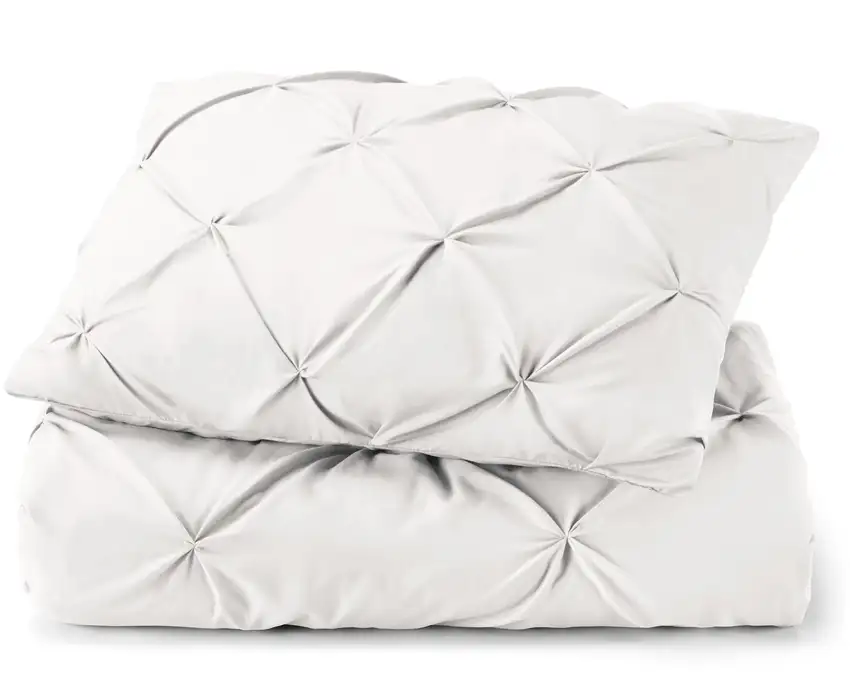 White  Microfiber Washable Microfiber Down Alternative Comforter Photo 2