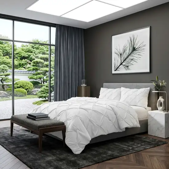 White Queen Microfiber Washable Microfiber Down Alternative Comforter Photo 1