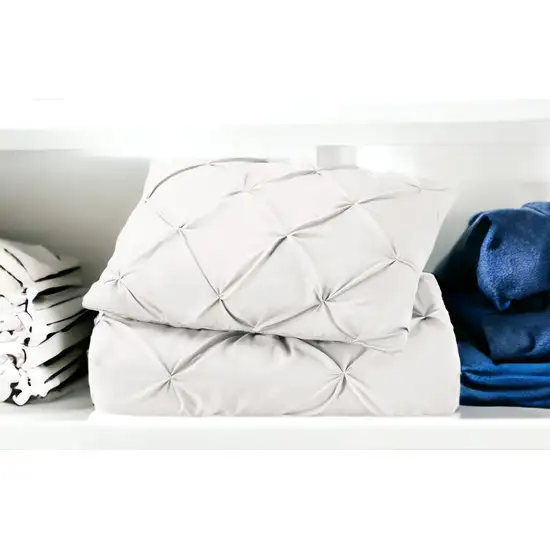 White  Microfiber Washable Microfiber Down Alternative Comforter Photo 1