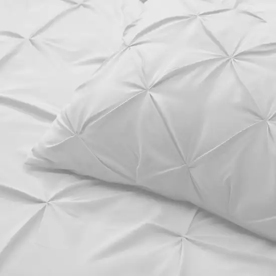 White  Microfiber Washable Microfiber Down Alternative Comforter Photo 5
