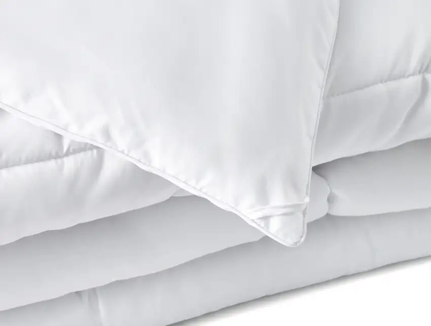 White  Microfiber Washable Microfiber Down Alternative Comforter Photo 5