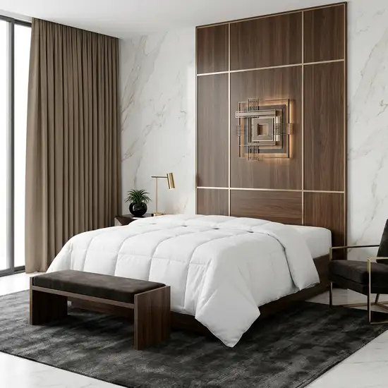 White King Microfiber Washable Microfiber Down Alternative Comforter Photo 1