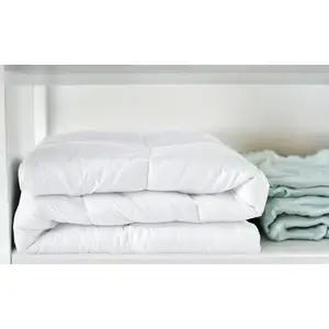 Photo of White  Microfiber Washable Microfiber Down Alternative Comforter