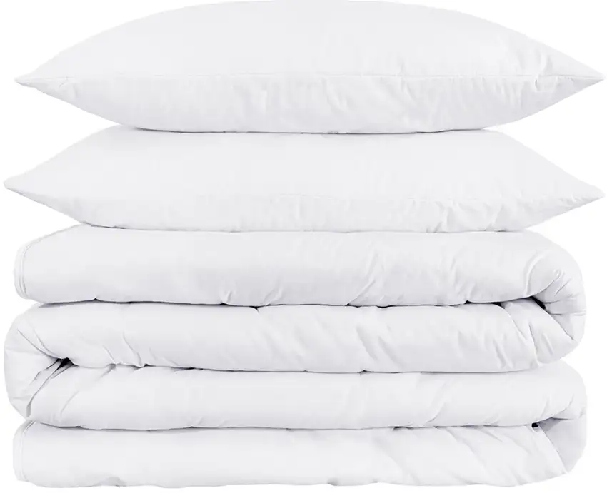 White Queen Cotton Blend 1200 Thread Count Washable Duvet Cover Set Photo 1
