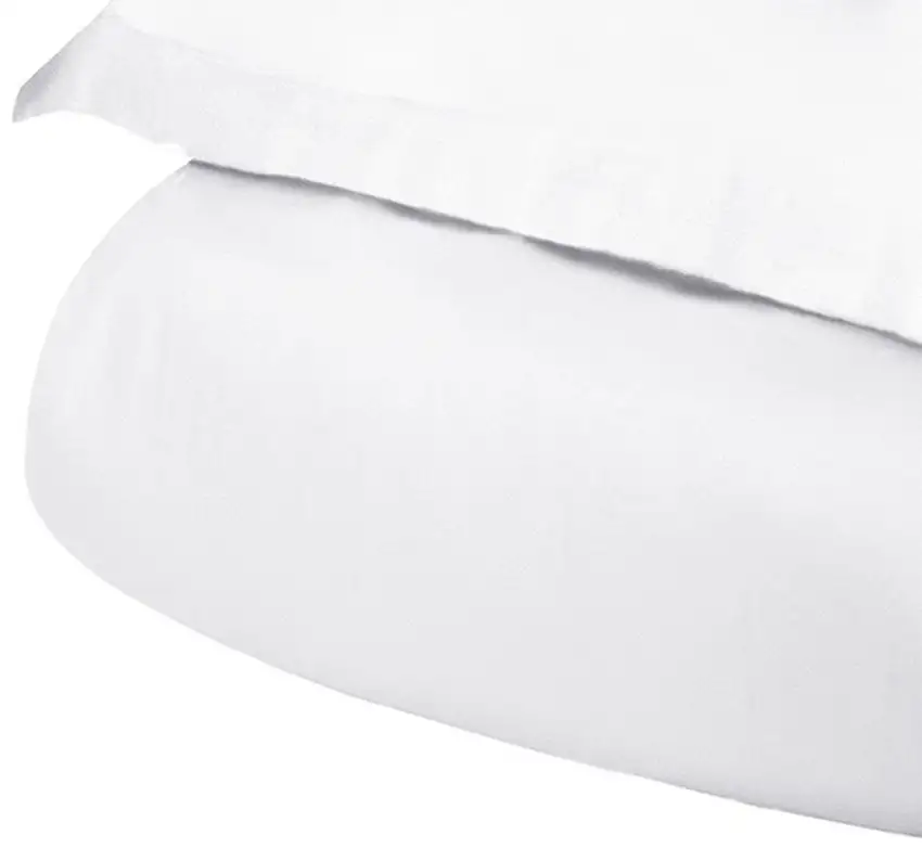 White Queen Cotton Blend 400 Thread Count Washable Duvet Cover Set Photo 4