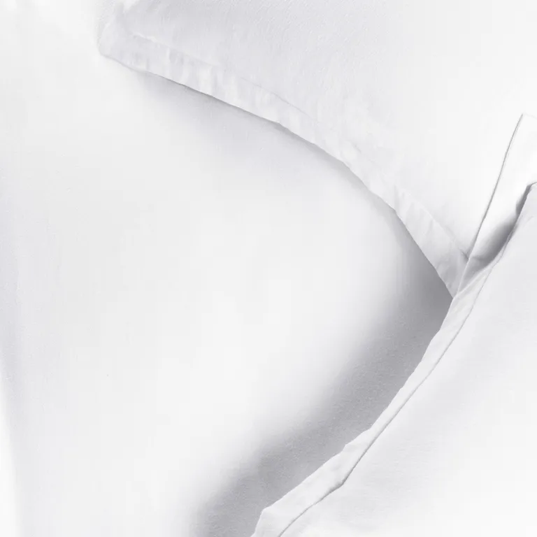Queen Cotton Blend Thread Count Washable Duvet Cover Set Photo 1