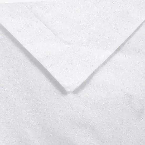 White Queen Cotton Blend Thread Count Washable Duvet Cover Set Photo 3