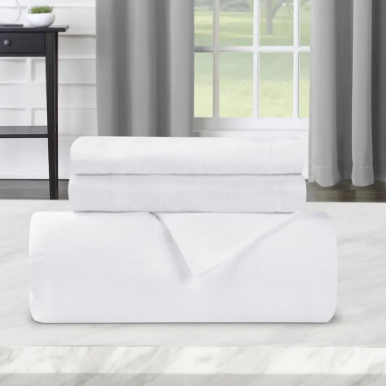 Queen Cotton Blend Thread Count Washable Duvet Cover Set Photo 4