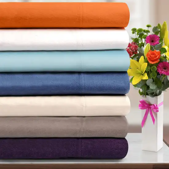 White Queen Cotton Blend Thread Count Washable Duvet Cover Set Photo 6
