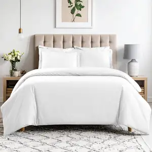 Photo of White Queen Cotton Blend Washable Duvet Cover Set