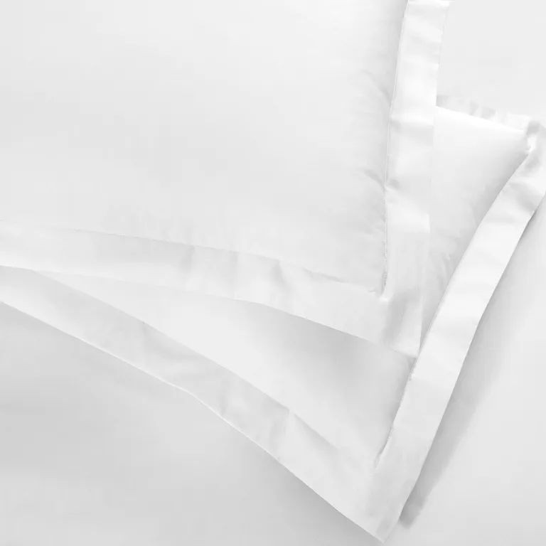 White Queen Cotton Blend Washable Duvet Cover Set Photo 3