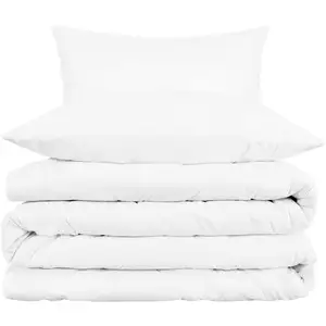 Photo of White Queen Cotton Blend Washable Duvet Cover Set
