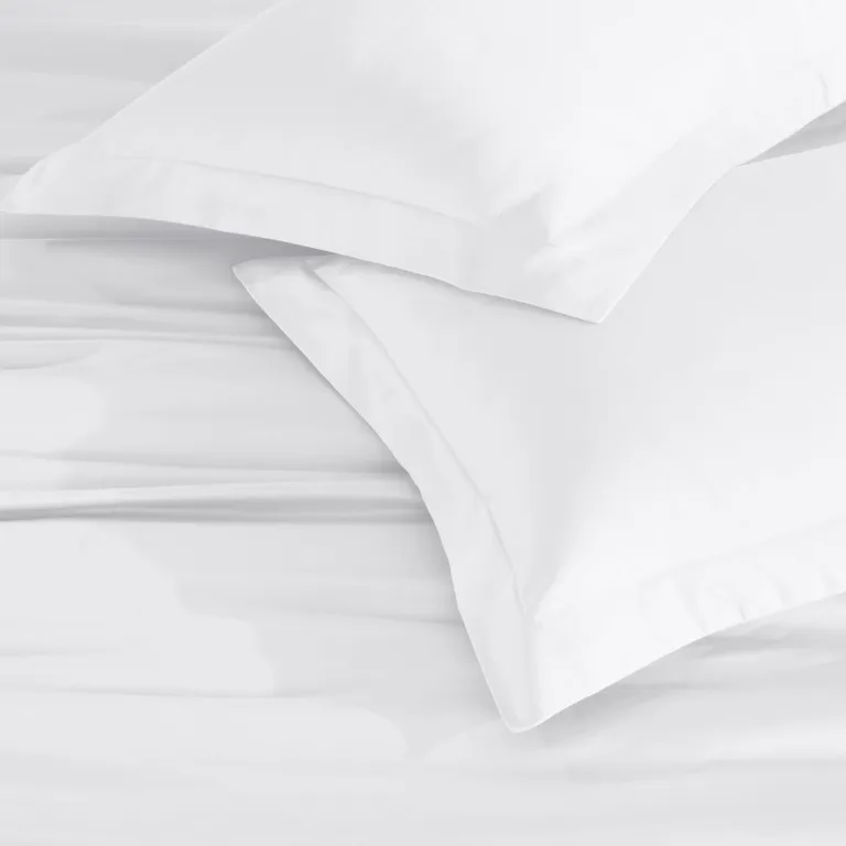 White Queen Cotton Blend Washable Duvet Cover Set Photo 5