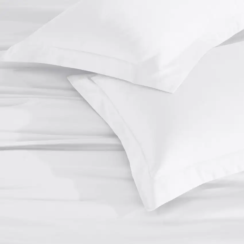 White Queen Cotton Blend Washable Duvet Cover Set Photo 3