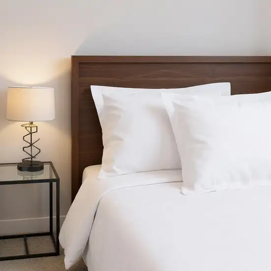 White Queen Cotton Washable Duvet Cover Set With Two Shams Photo 1