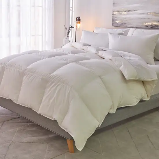 White Queen Cotton Washable Microfiber Down Alternative Comforter Photo 1