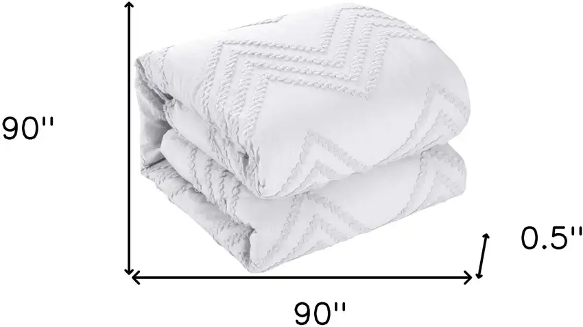 White Queen Polyester 180 Thread Count Washable Duvet Cover Set Photo 9