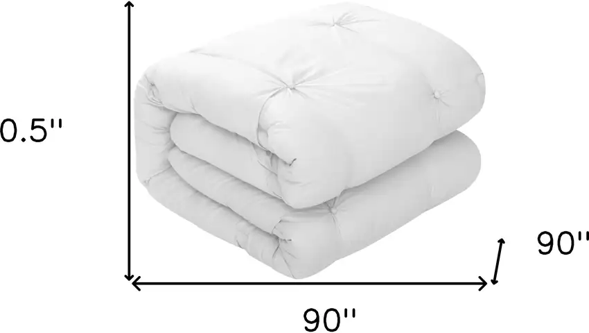 White Queen Polyester 180 Thread Count Washable Down Comforter Set Photo 8