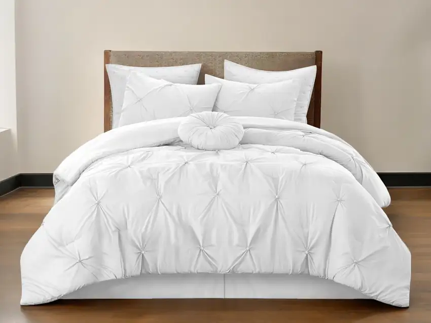 White Queen Polyester 180 Thread Count Washable Down Comforter Set Photo 2