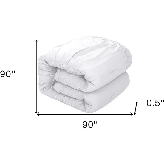 White Queen Polyester 180 Thread Count Washable Down Comforter Set Photo 9