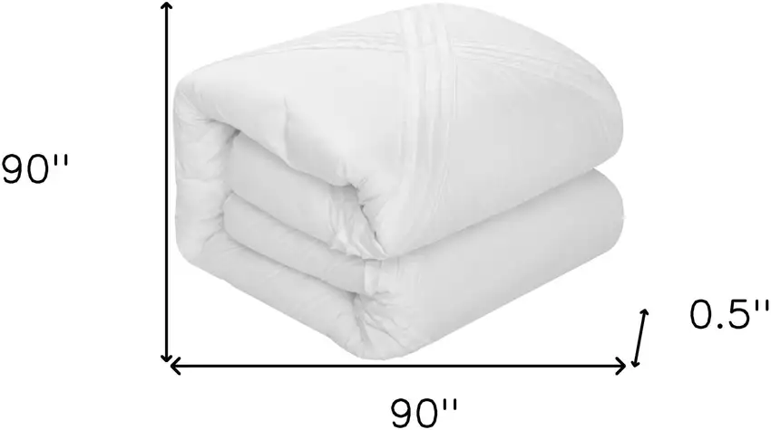 White Queen Polyester 180 Thread Count Washable Down Comforter Set Photo 8