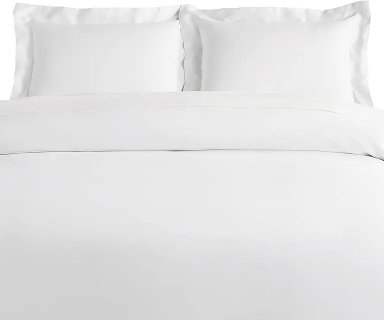 White Queen Rayon Washable Duvet Cover Set Photo 3