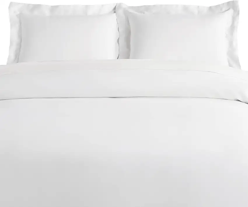 White Queen Rayon Washable Duvet Cover Set Photo 2