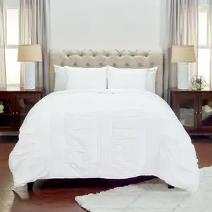Photo of Twin 100% Cotton 300 Thread Count Machine Washable Down Alternative Comforter