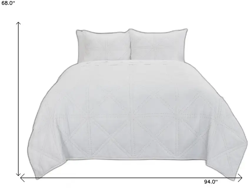 White Twin Extra Long 100% Cotton 300 Thread Count Machine Washable Down Alternative Comforter Photo 9